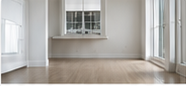 Clean empty room after a rental property cleanout
